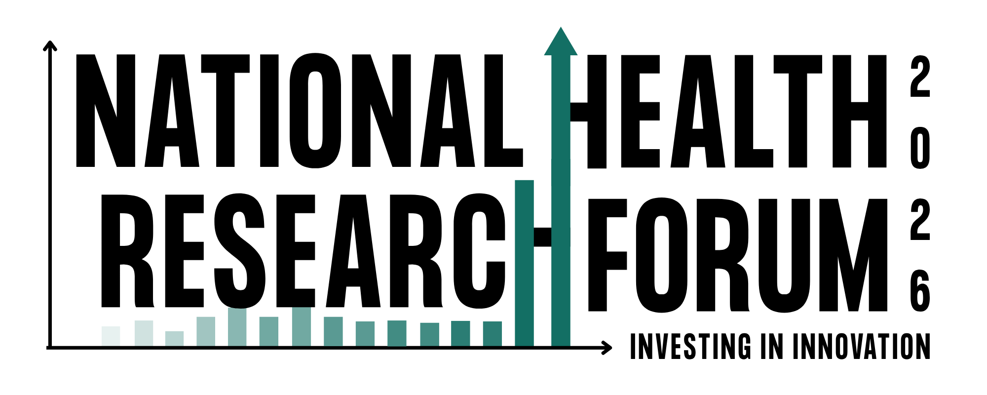 Logo for the 2026 National Health Research Forum